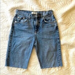 Pull&Bear  Blue Denim Shorts